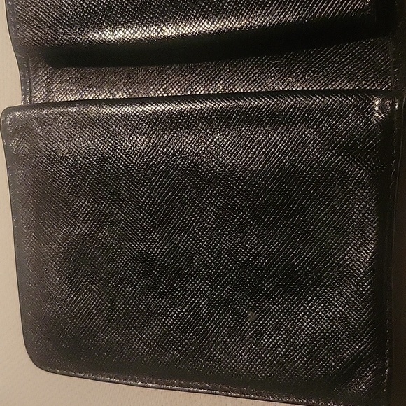 Authentic prada black leather wallet unisexe - Picture 5 of 10